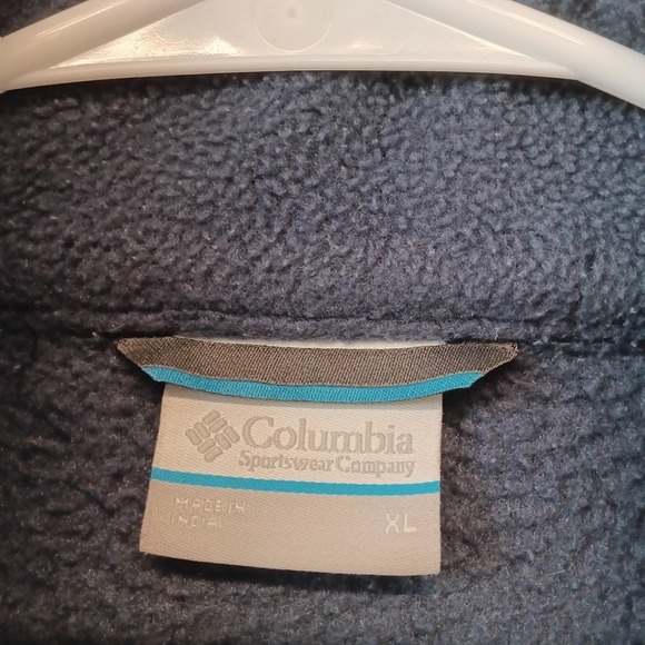 Columbia Men's Navy Blue Gray Steens Mountain Full Zip 2.0 Fleece Jacket Size XL - Picture 5 of 8